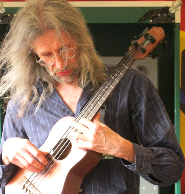 Peter with Bass Ukulele